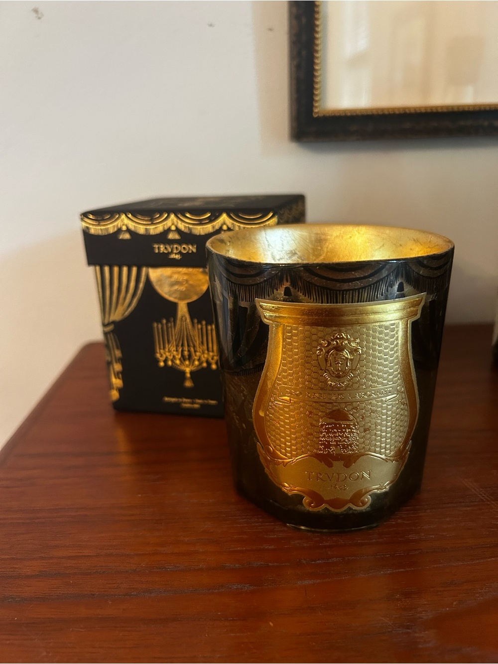 Trudon empty Arosa limited edition luxury French candle jar.